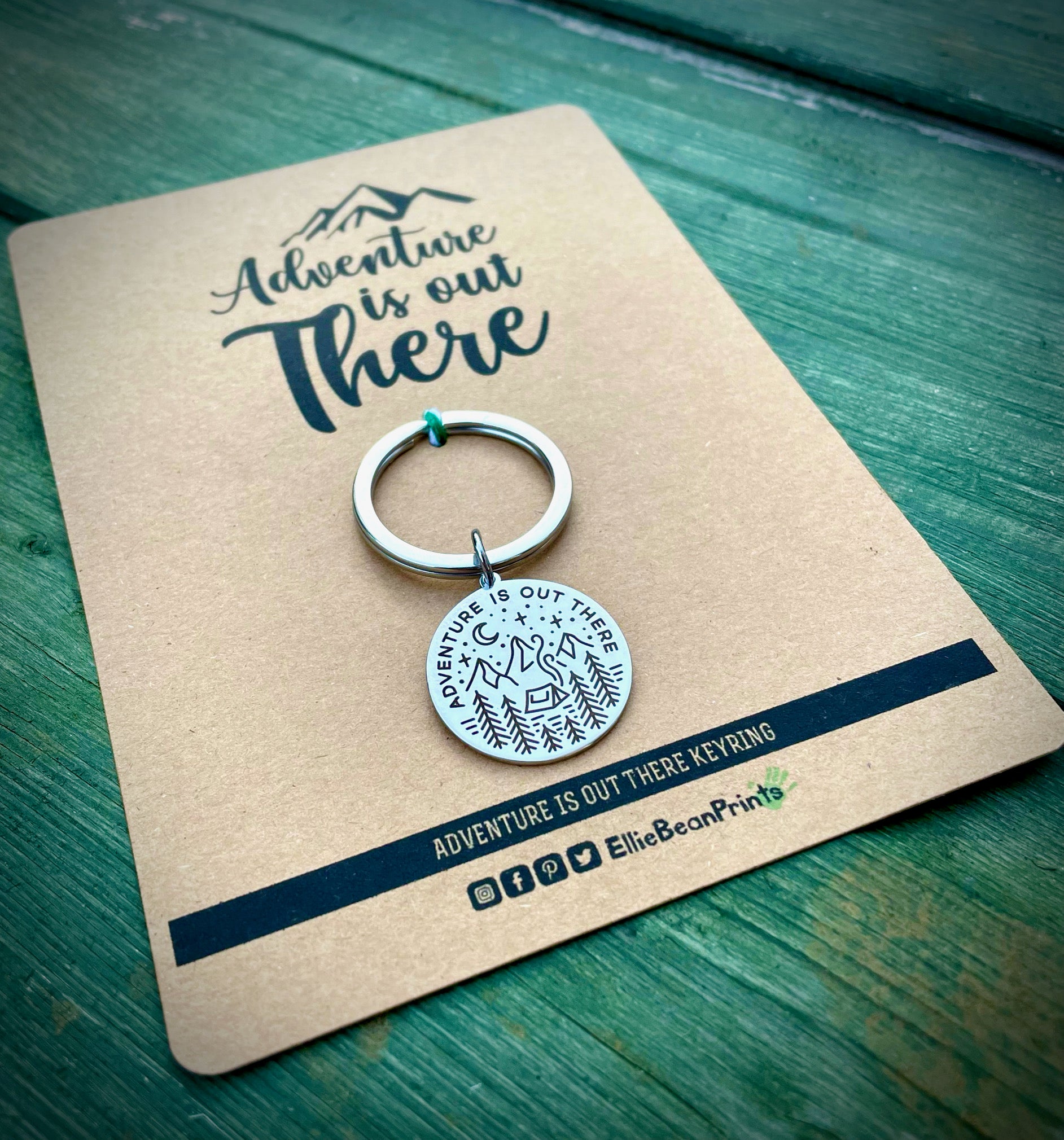 Adventure Is Out There Keyring