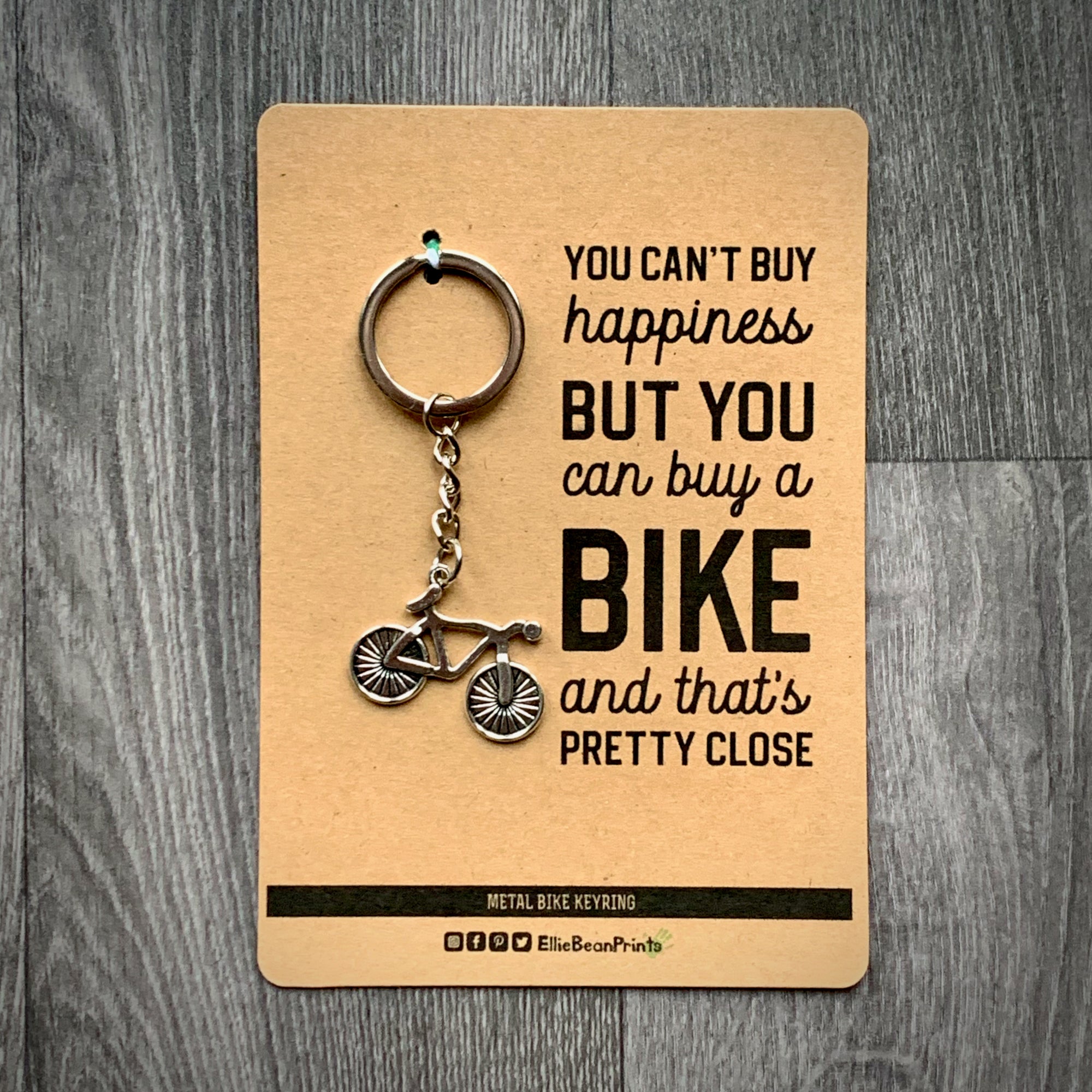 Alloy Mountain Bike Keyring