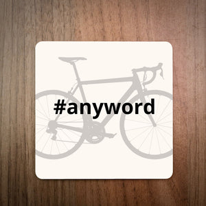Hashtag Cycling Bike Coaster