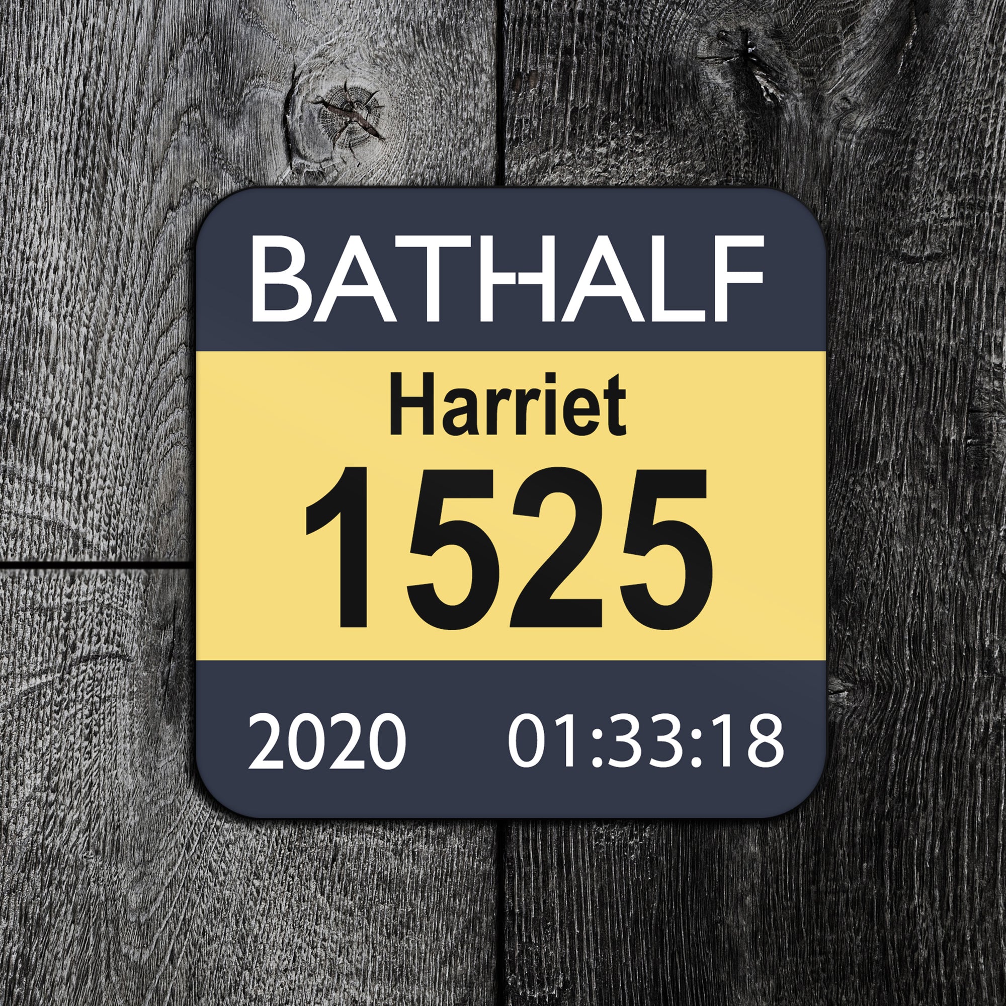Bath Half Marathon Bib Coaster