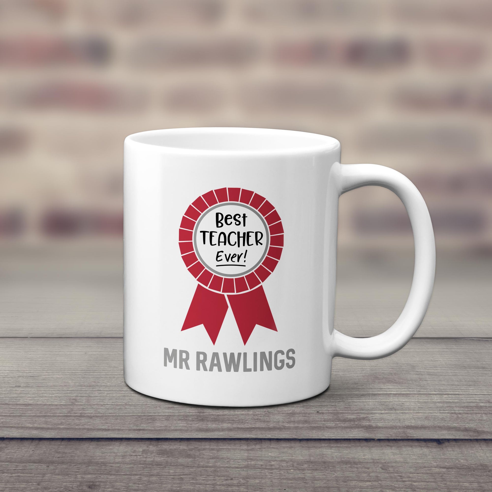 Best Teacher Ever Personalised Teacher Mug