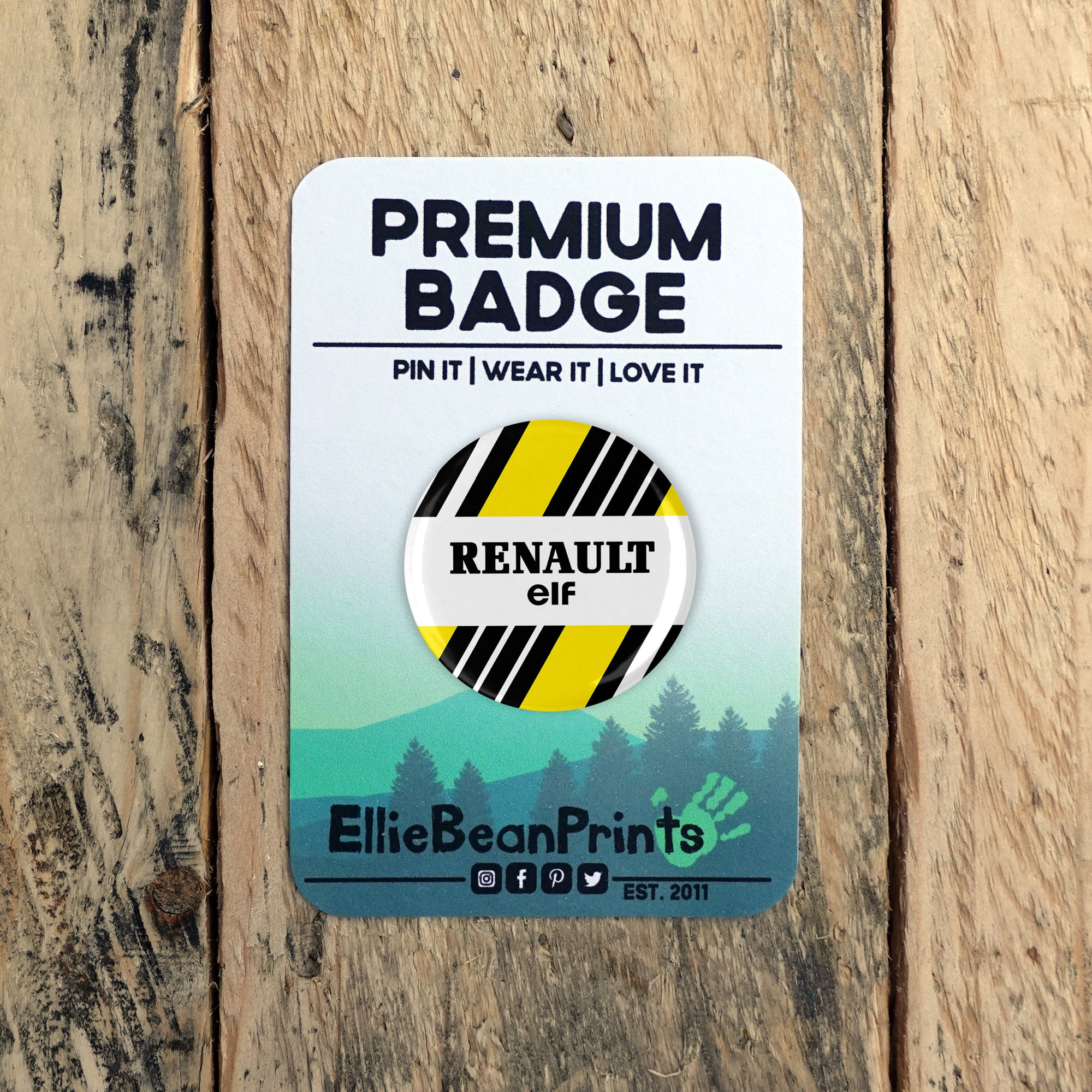 Renault Elf Classic Race Jersey Cycling Badge