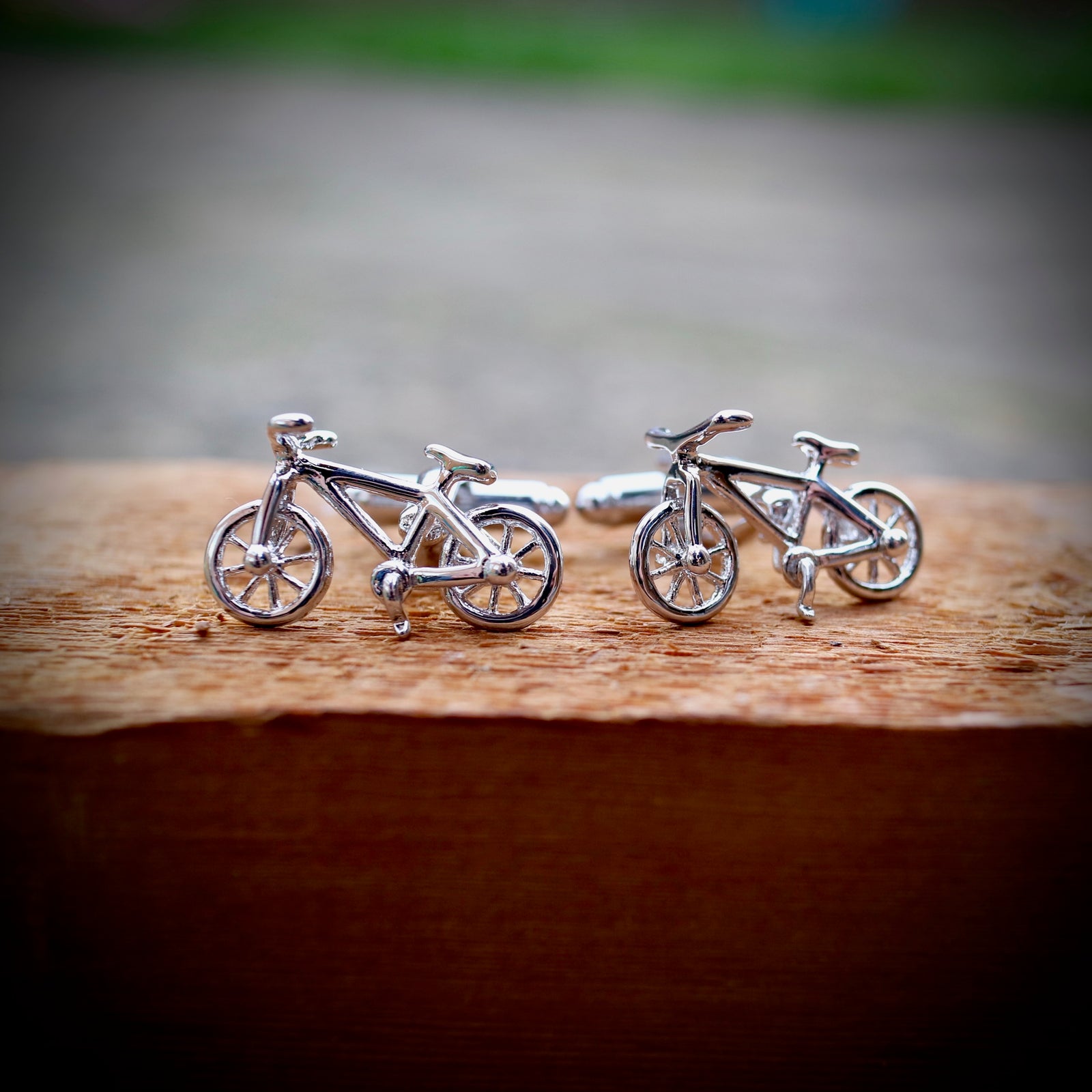 Classic Mountain Bike Cufflinks