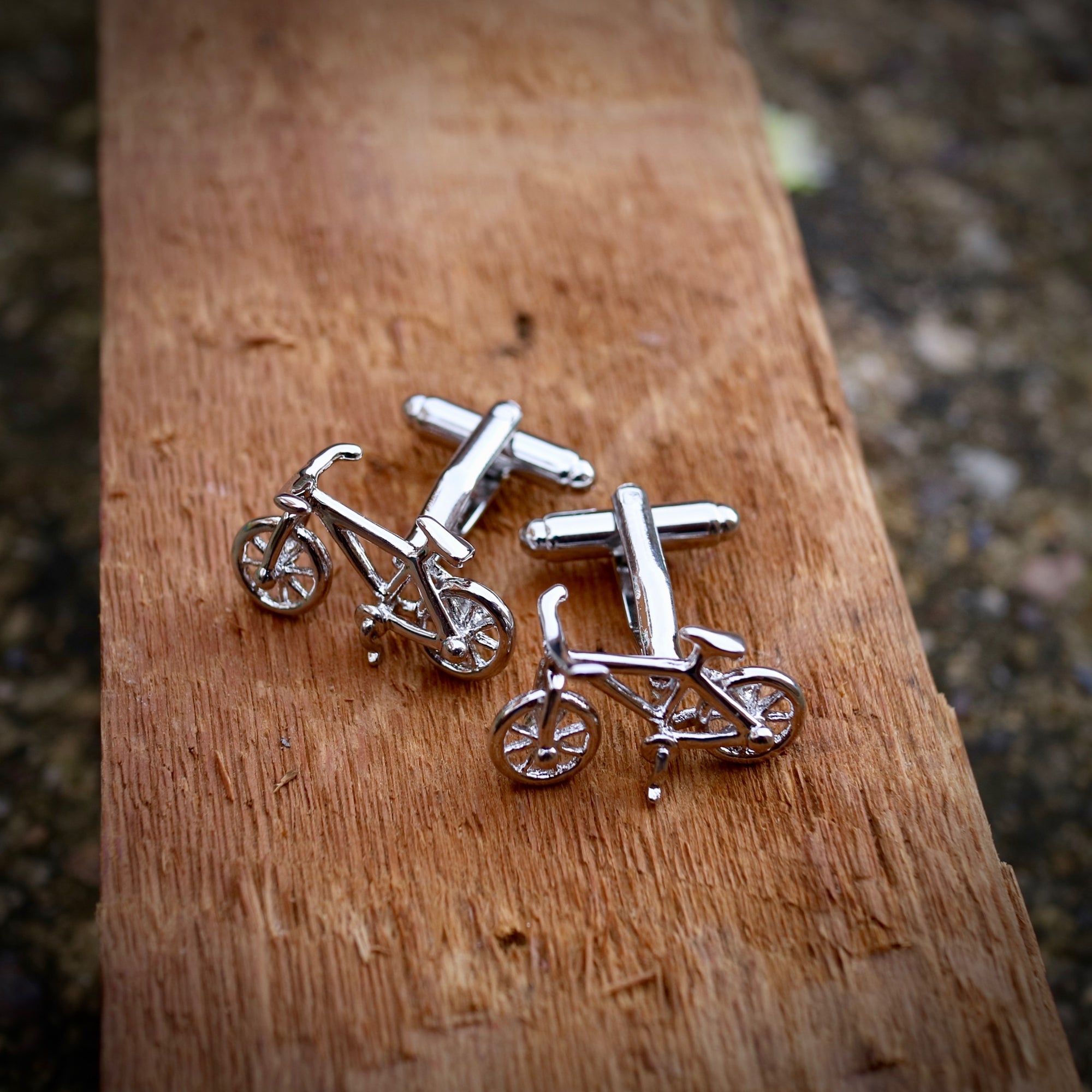 Classic Mountain Bike Cufflinks