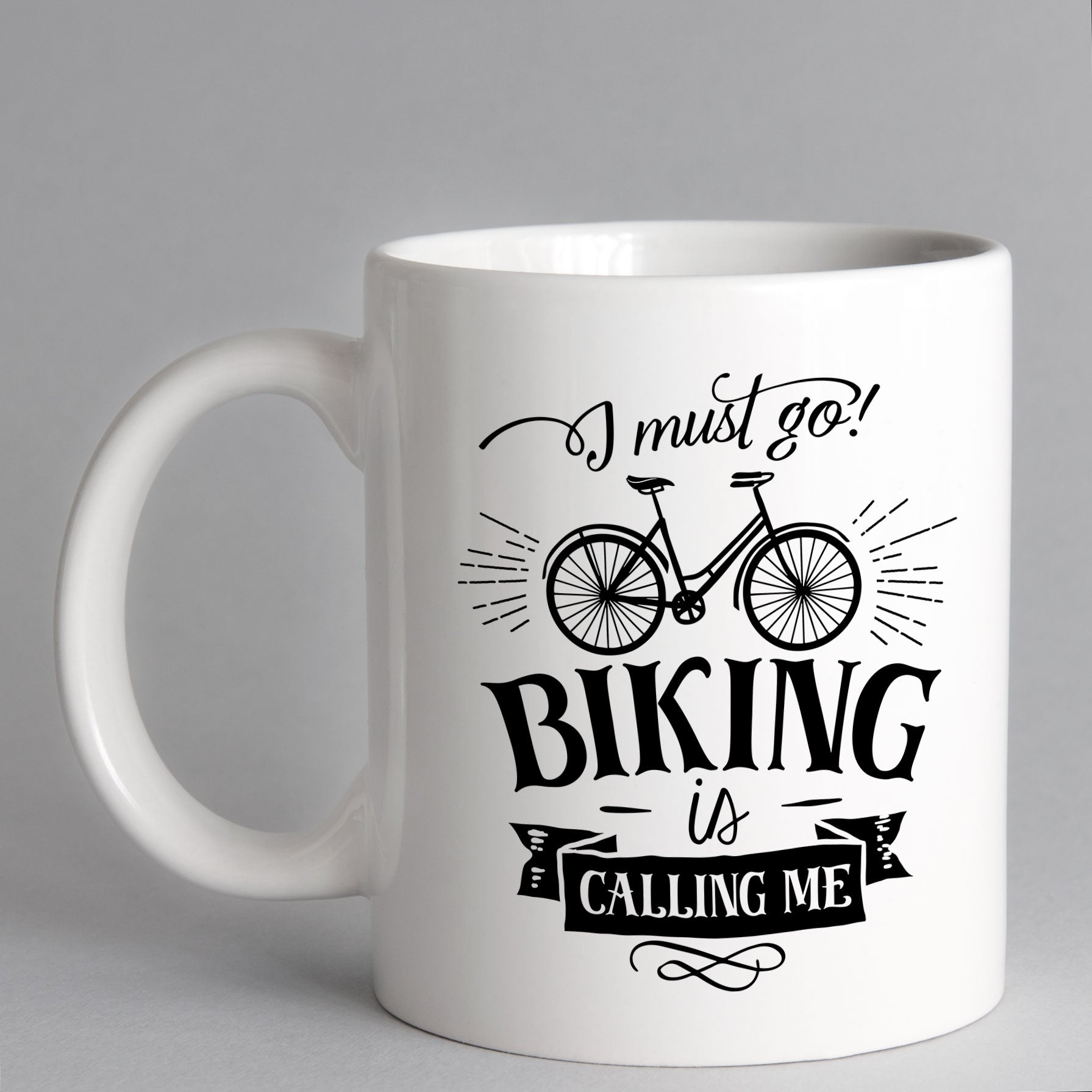 Biking Is Calling My Cycling Mug