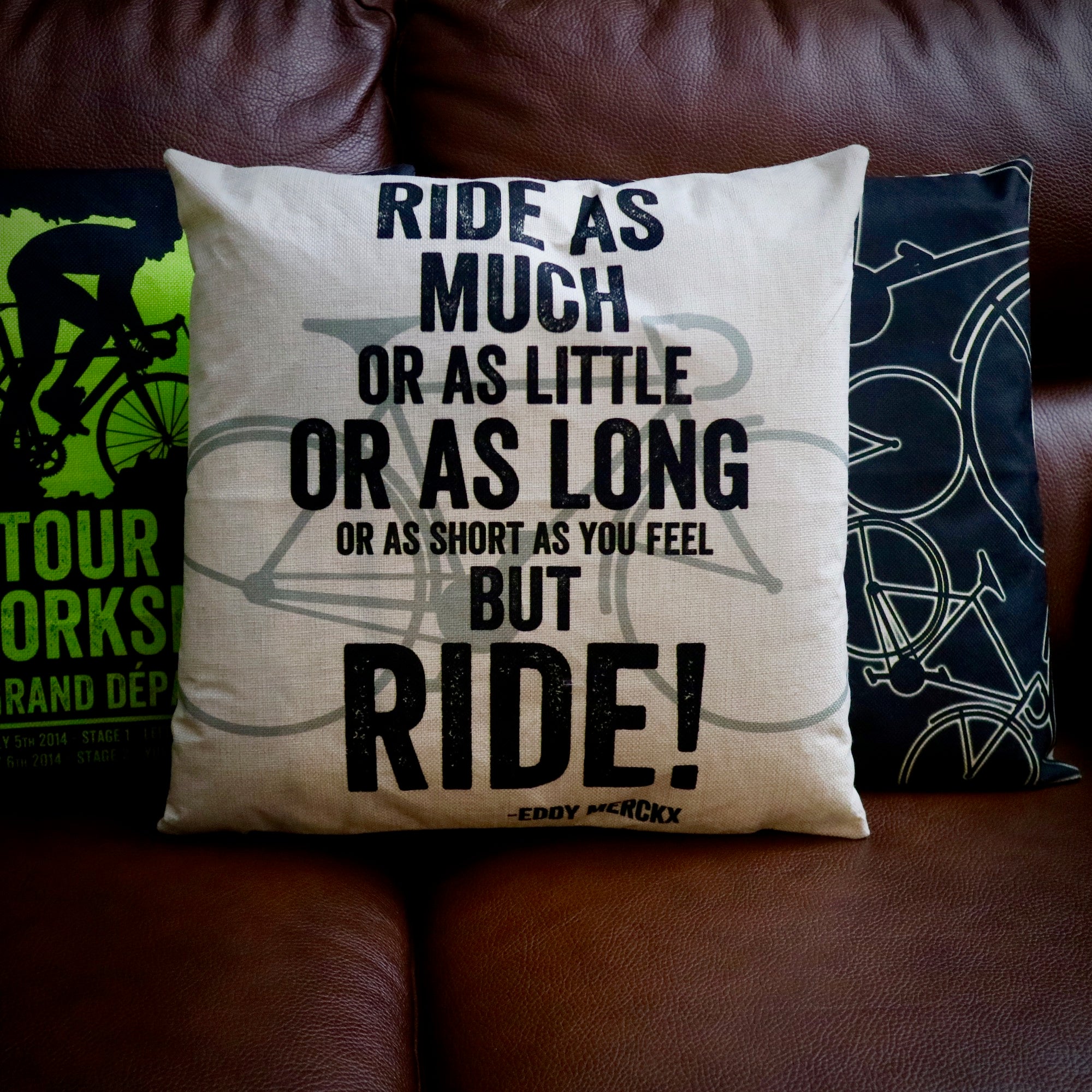 But Ride Eddy Merckx Cycling Cushion Cover