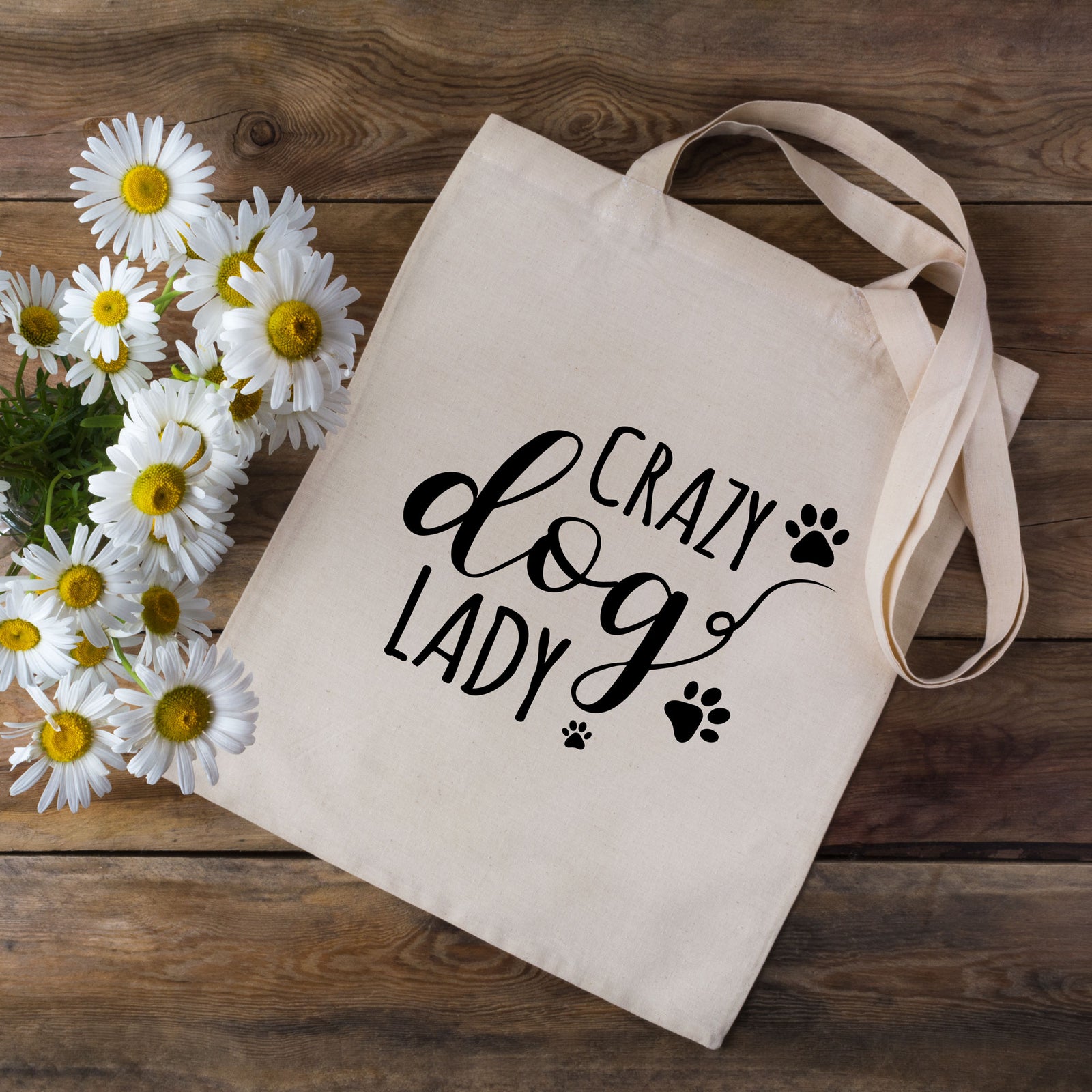 Crazy Dog Lady Tote Bag
