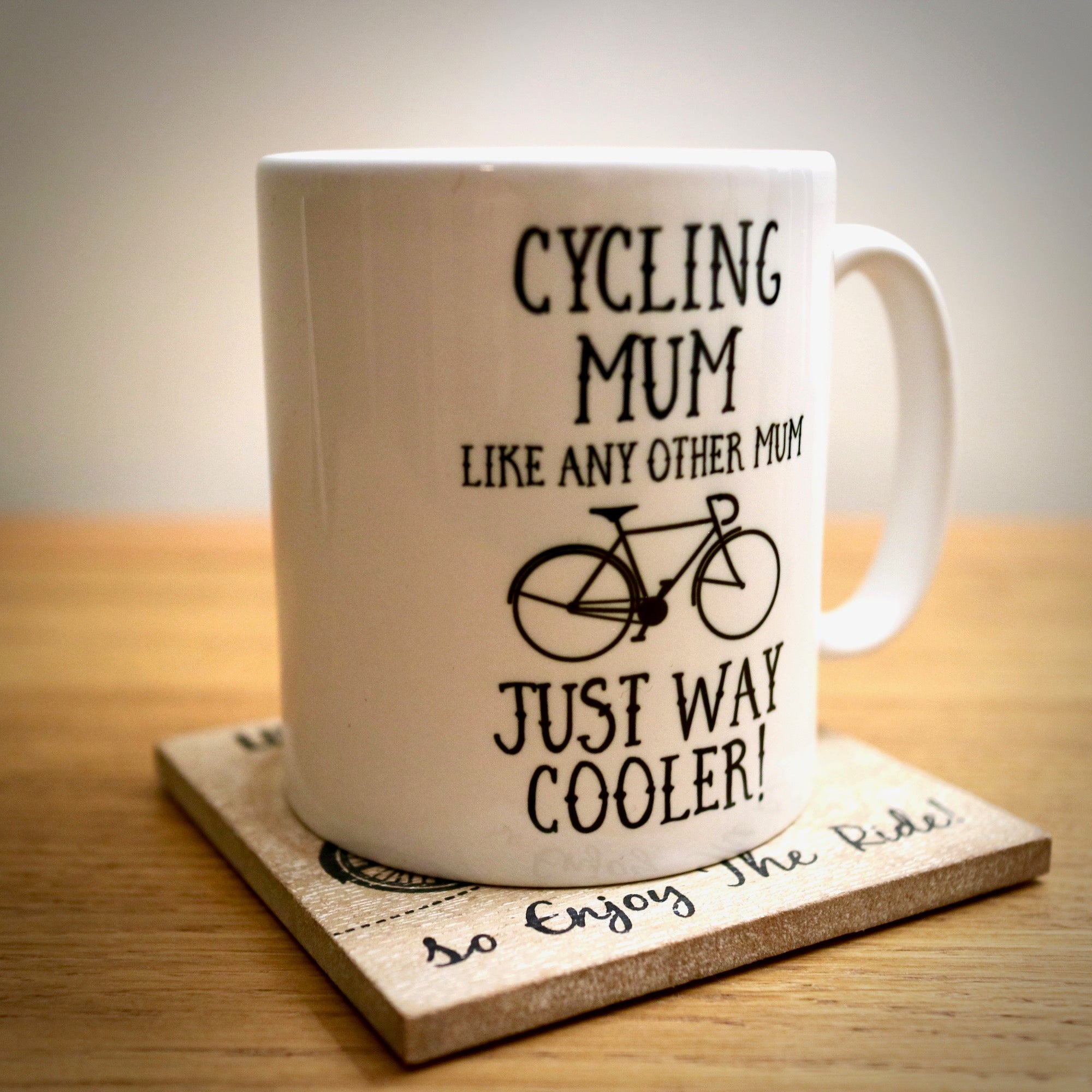 Cool Cycling Mum Cycling Mug Bike Mug EllieBeanPrints