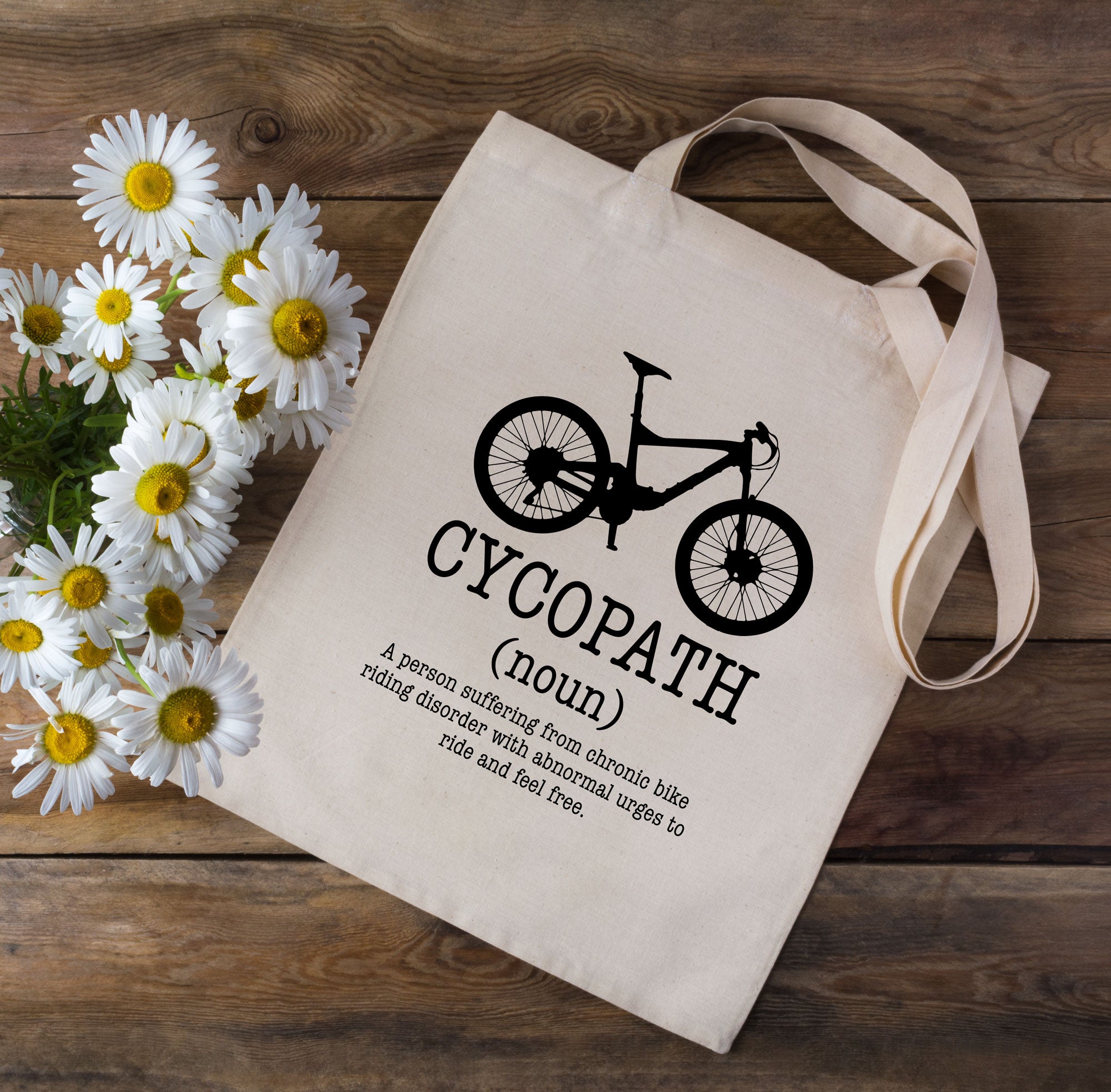 Cycopath Dictionary Cycling Tote Bag