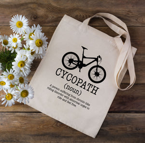 Cycopath Dictionary Cycling Tote Bag