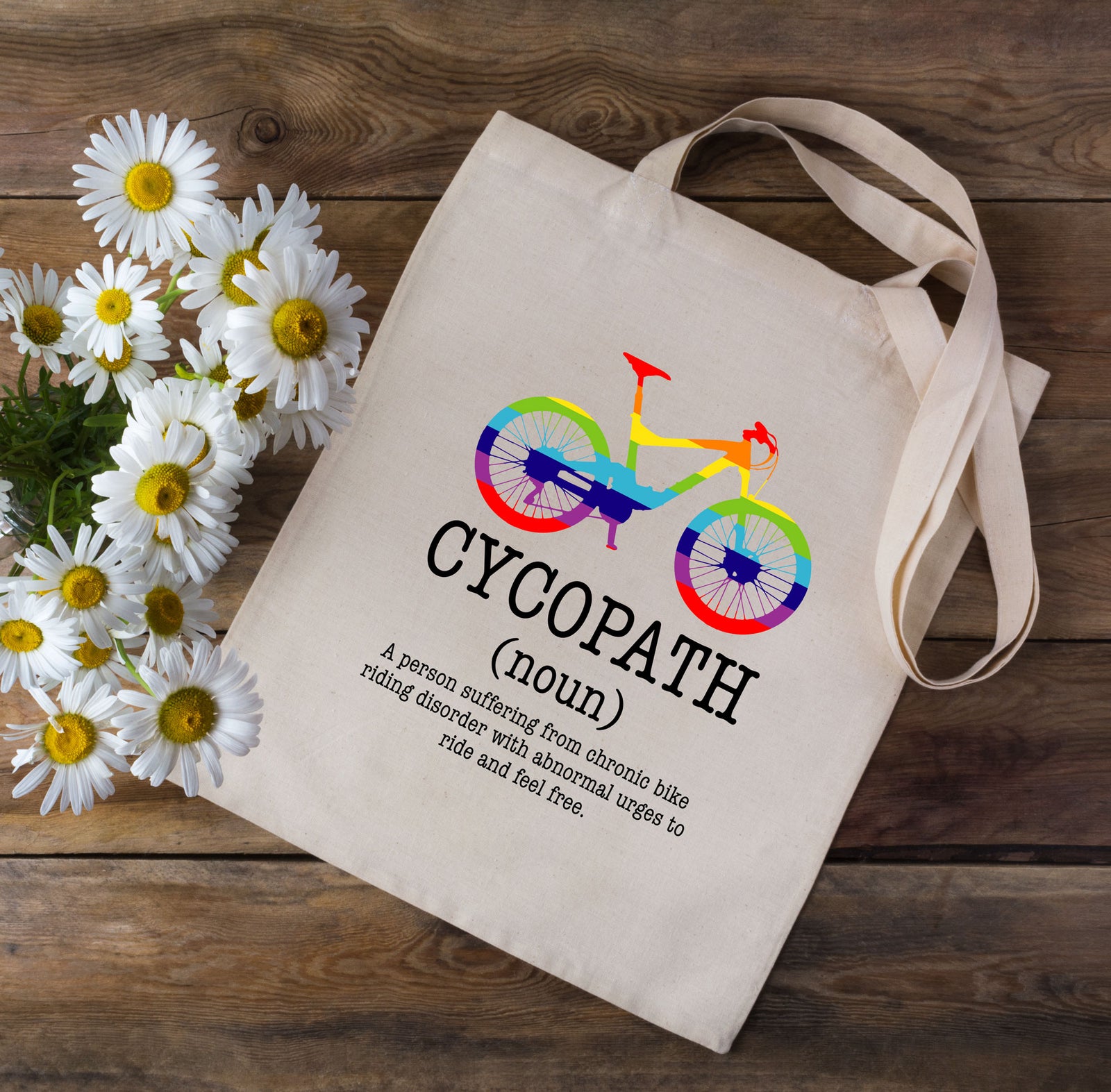Cycopath Dictionary Cycling Tote Bag