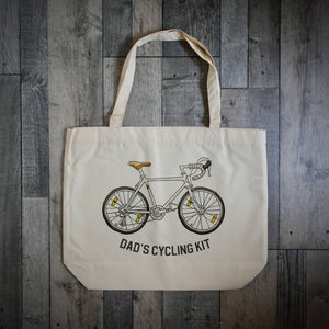 Personalised Cycling Kit Bag - Road Bike Tote Bag