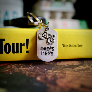 Dad's Keys Bike Keyring