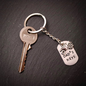 Personalised Tractor Keyring