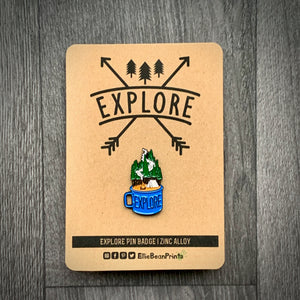 Explore.... Enamel Pin Badge