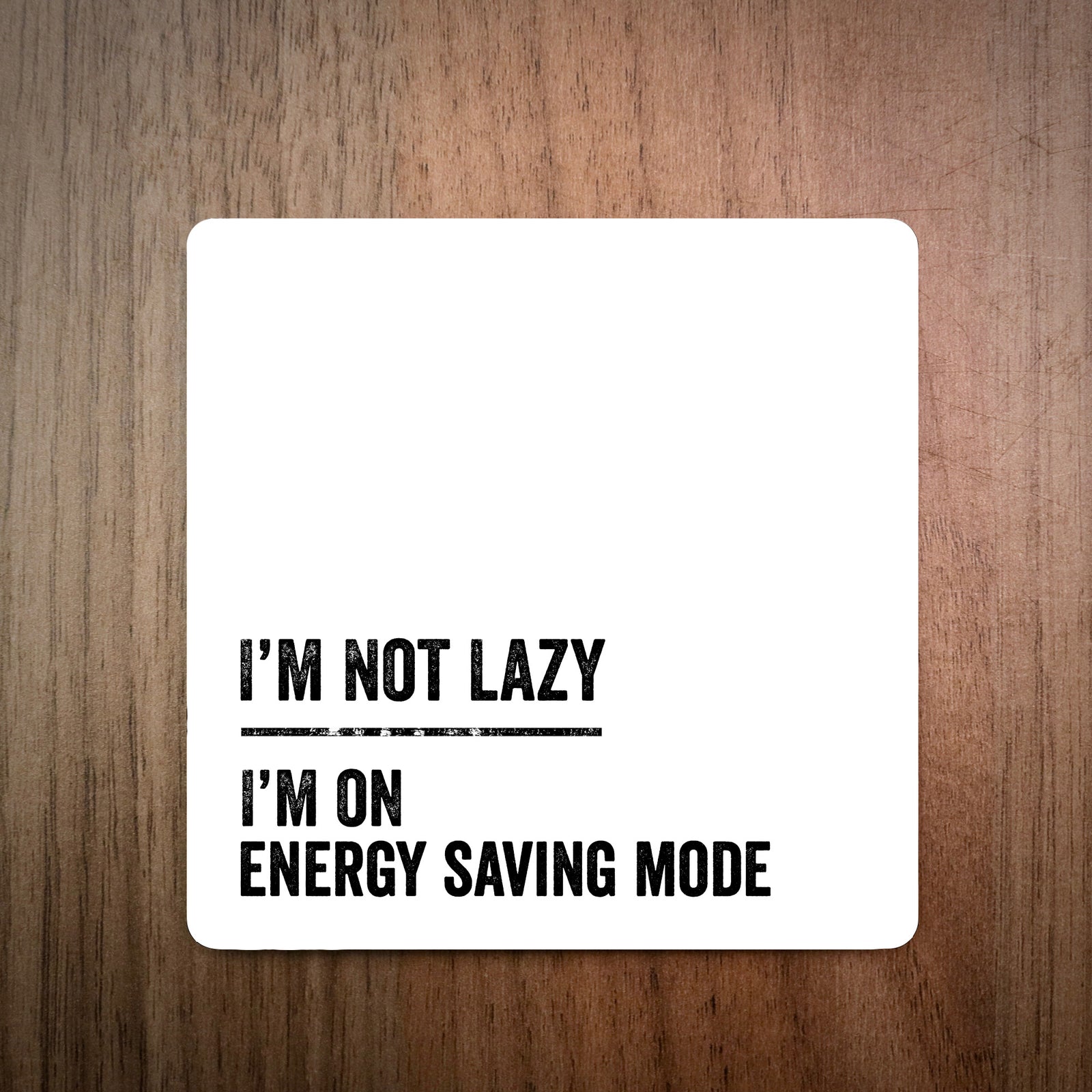 I'm Not Lazy Coaster