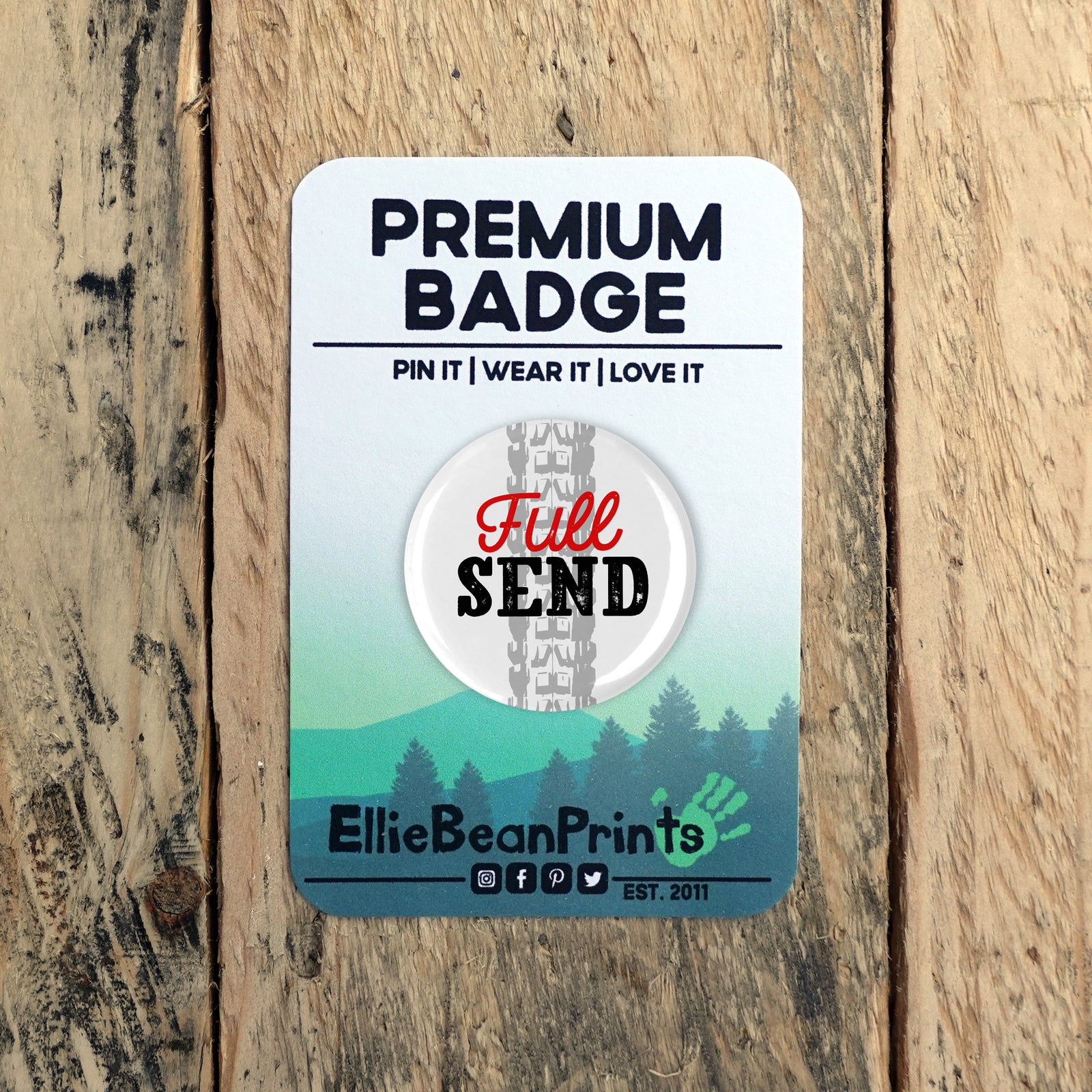Full Send MTB Badge