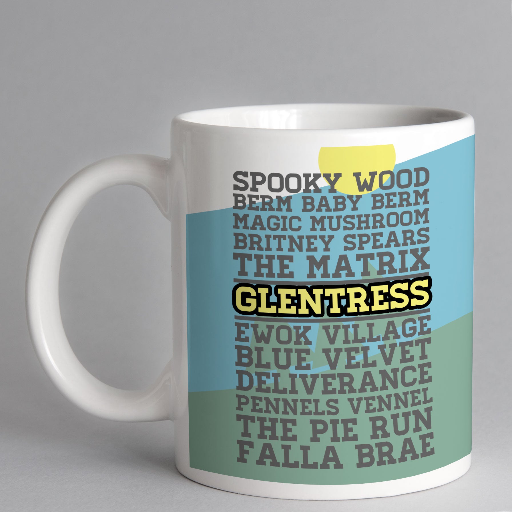 Classic Glentress Trails MTB Mug