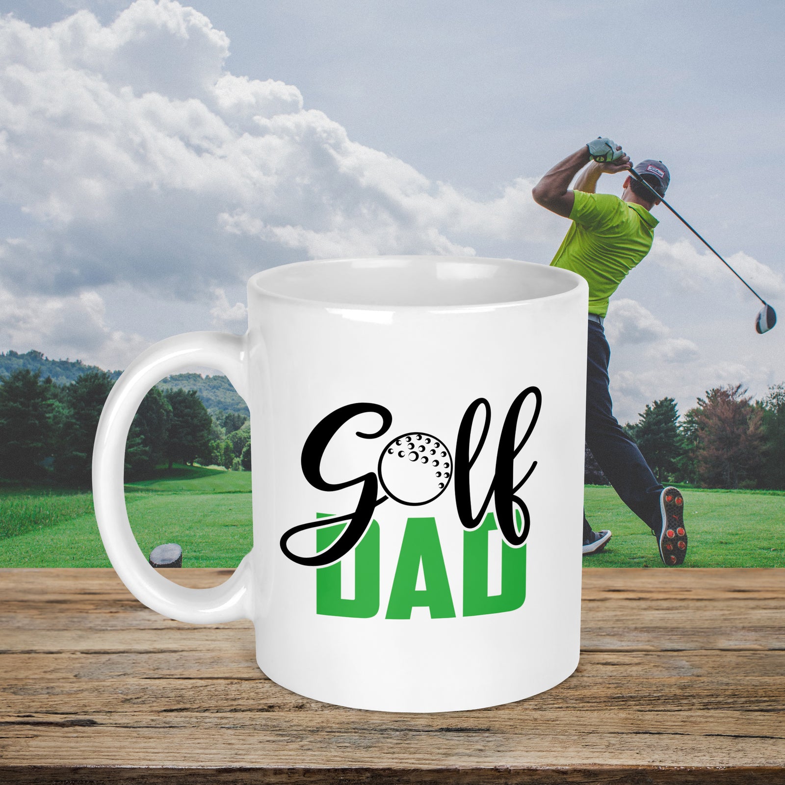Golf Dad Mug - Bold Design