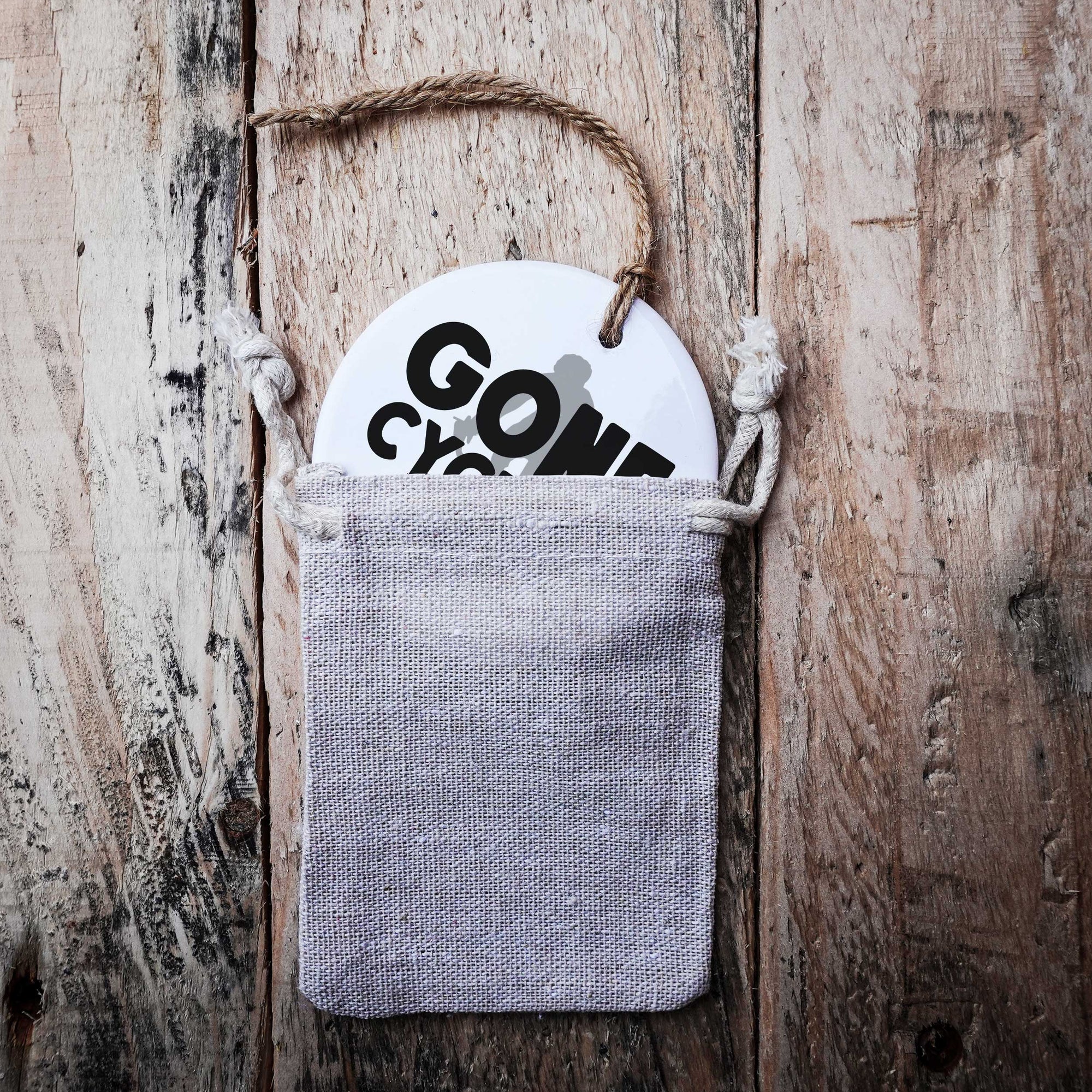 Gone Cycling Hanging Ornament