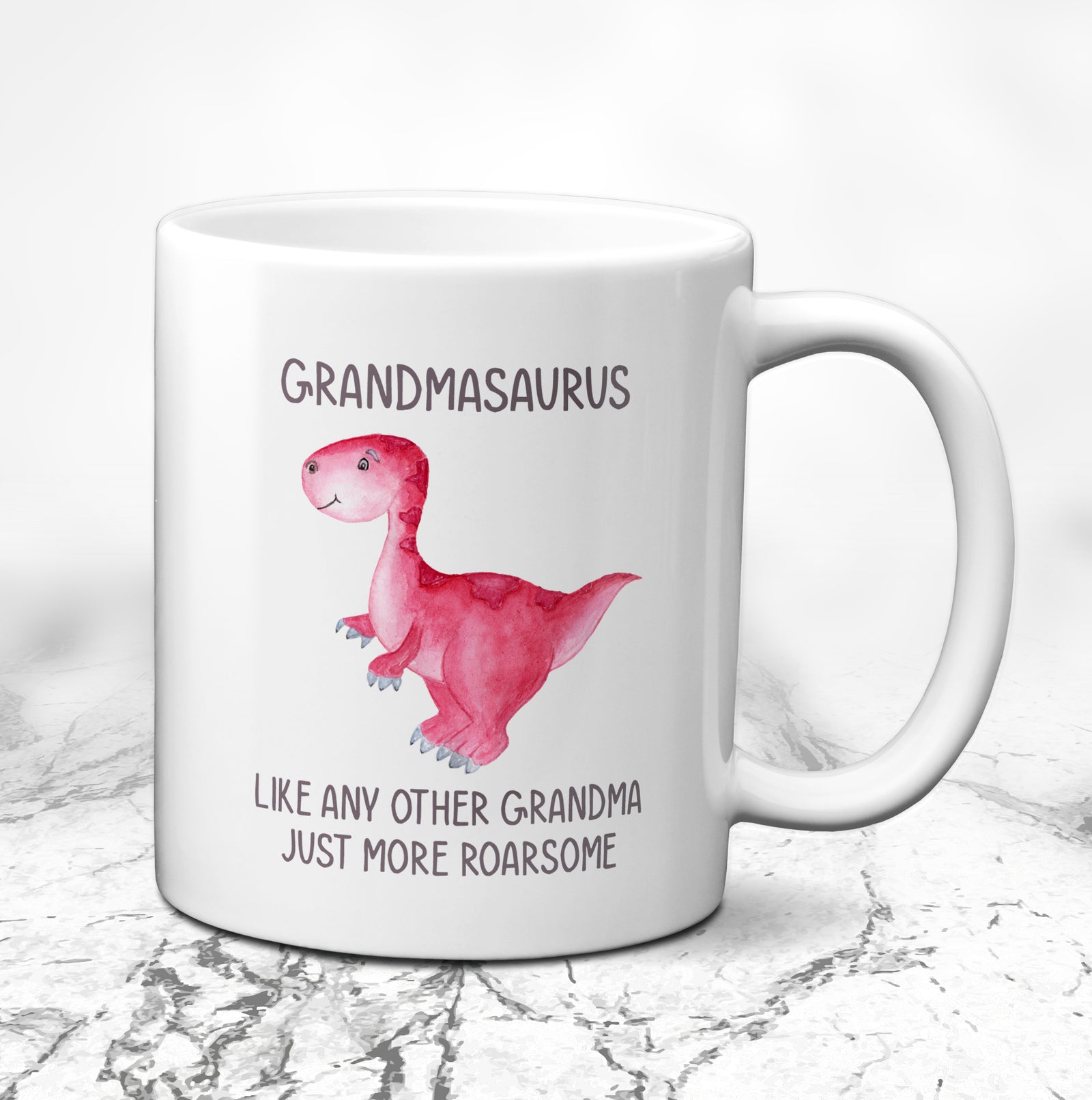 Personalised Best Grandmaasaurus Mug