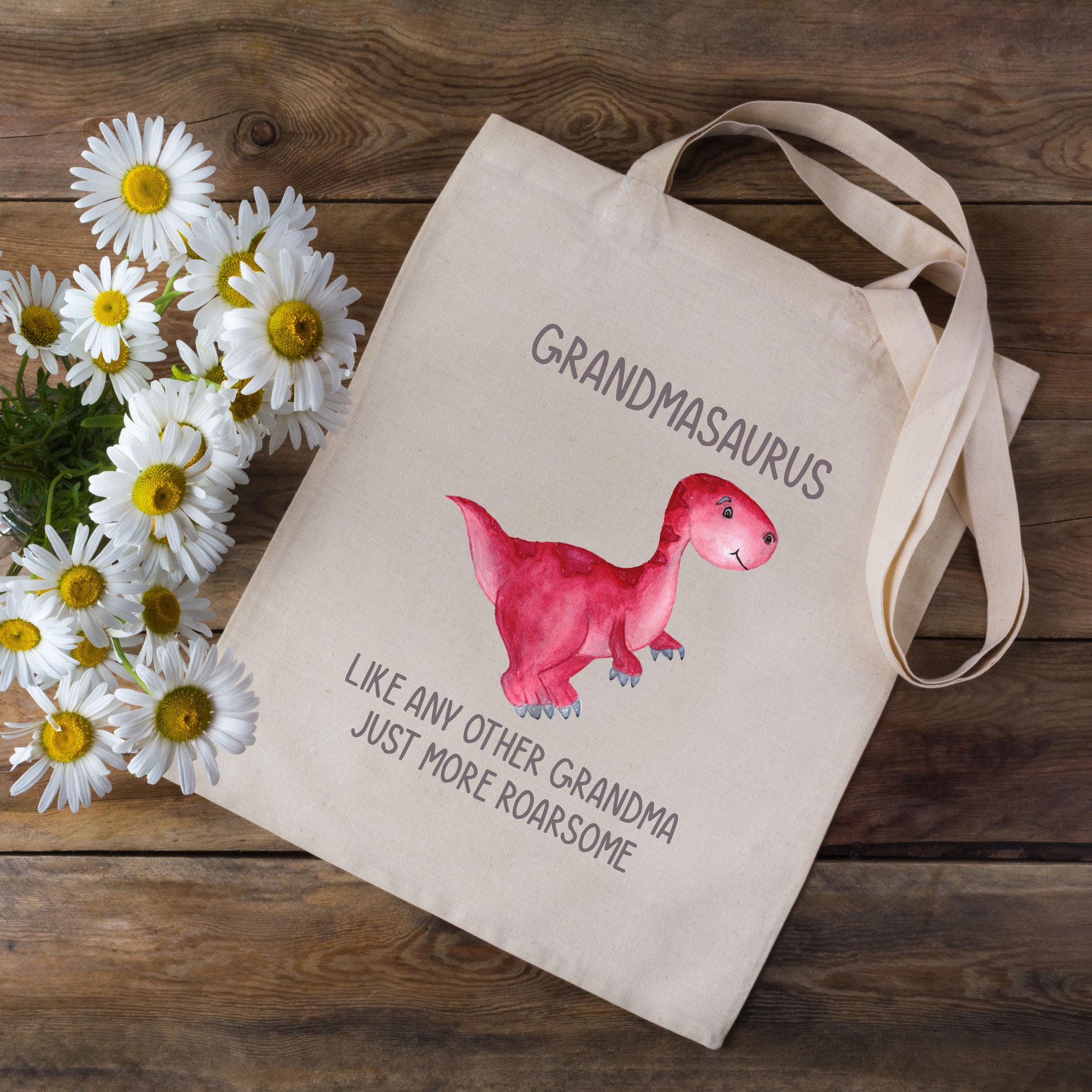 Grandmasaurus Tote Bag