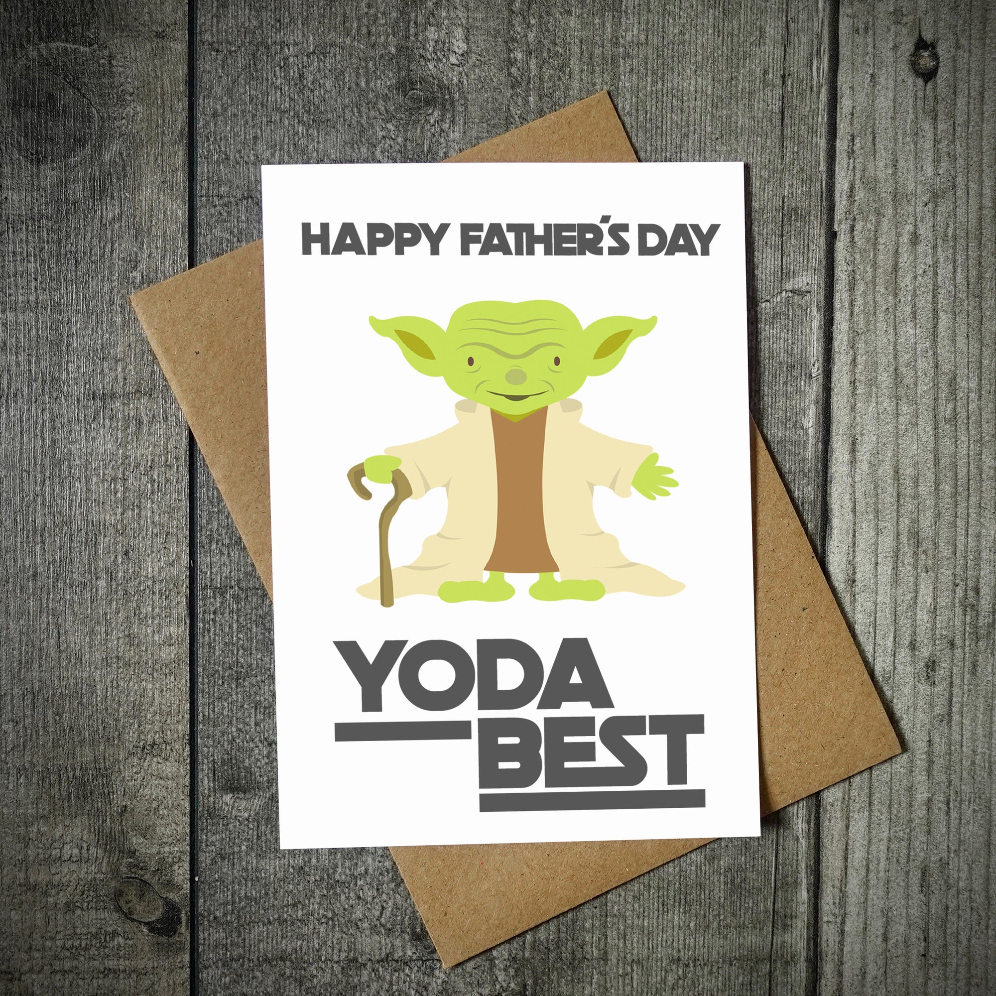 Happy Father's Day - Yoda Best Father's Day Card