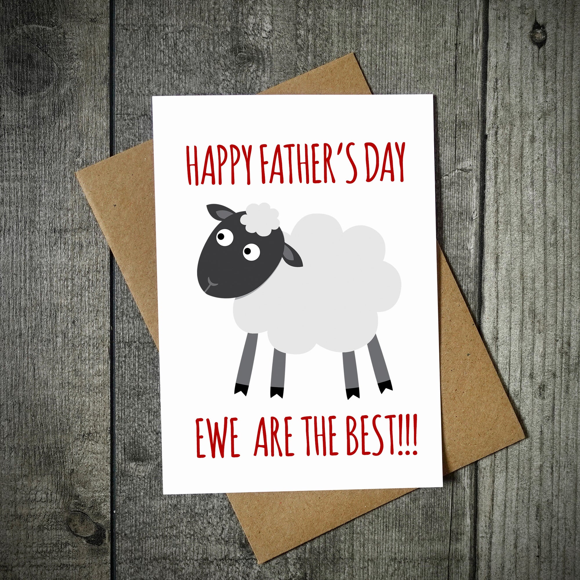 Ewe Are The Best Father's Day Card