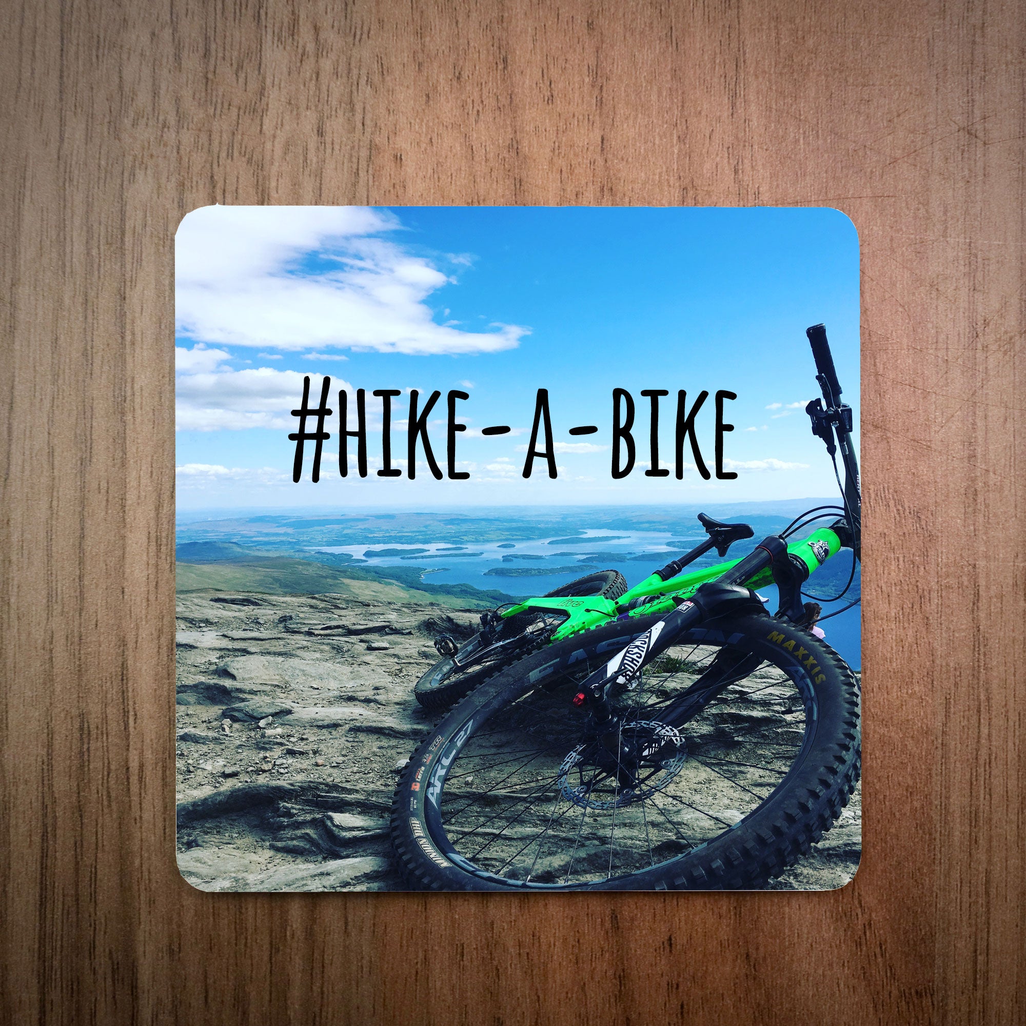 Hike-A-Bike MTB Photo Bike Coaster