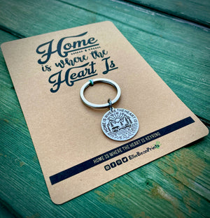 Home Is Where The Heart Is Camper Keyring