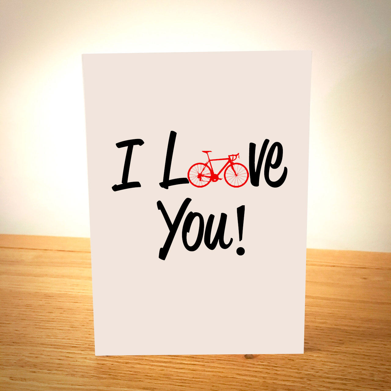 I Love You Bike Valentine s Card EllieBeanPrints