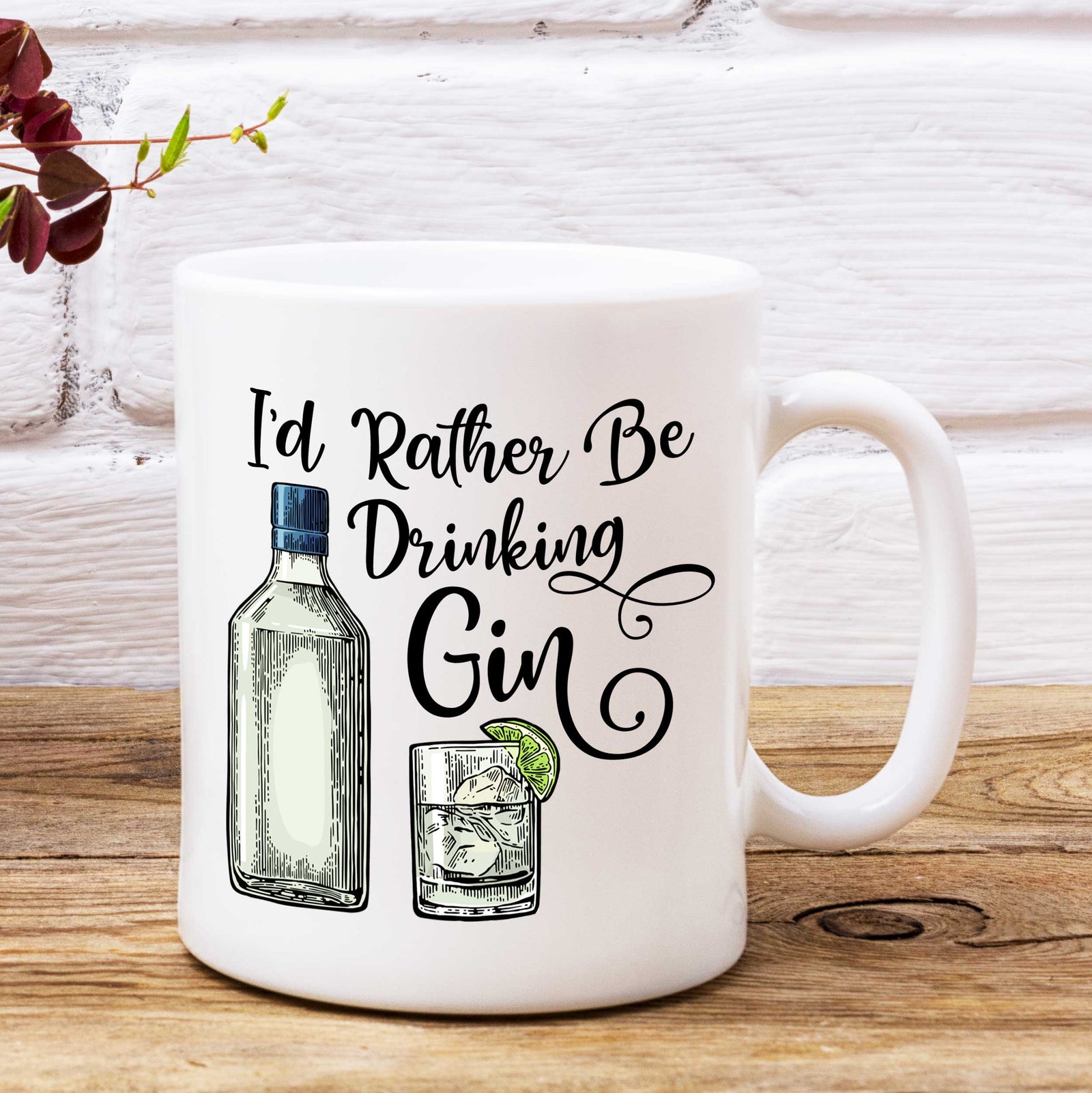 I'd Rather Be Drinking Gin Mug