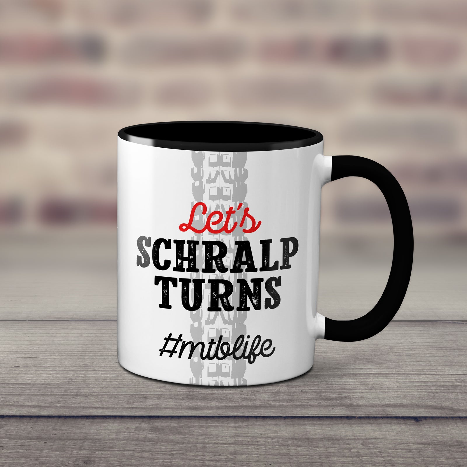 Let's Schralp Turns Mountain Bike Mug