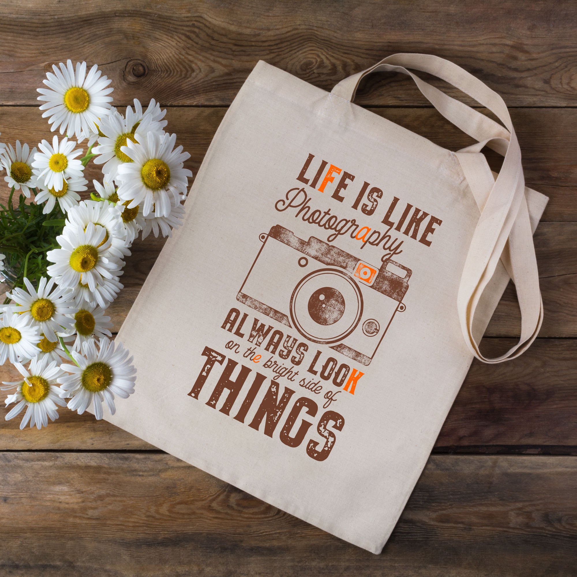 Life Is Like Photography Tote Bag