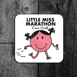 Little Miss Marathon Personalised Runner Coaster