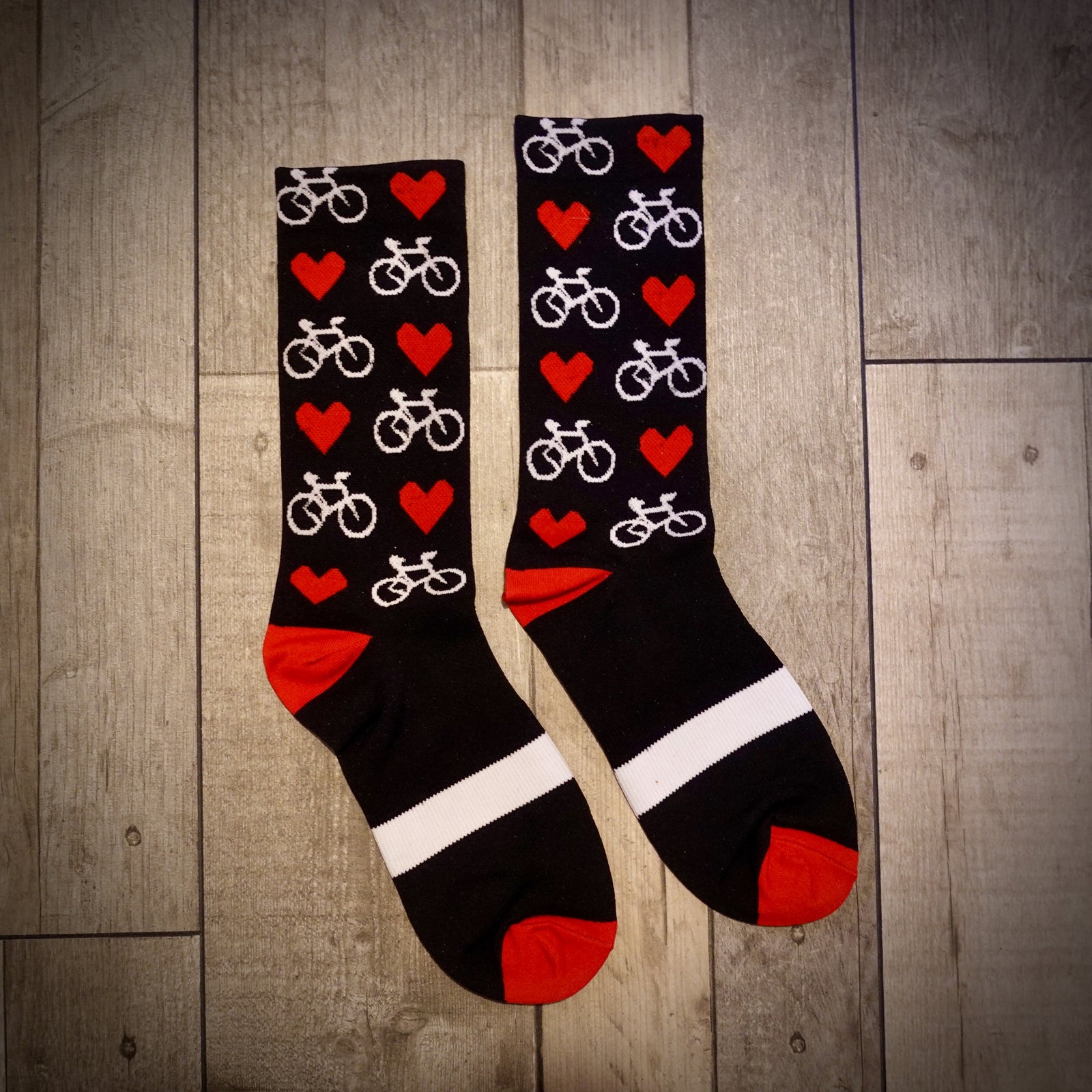 Love Bikes Cycling Socks