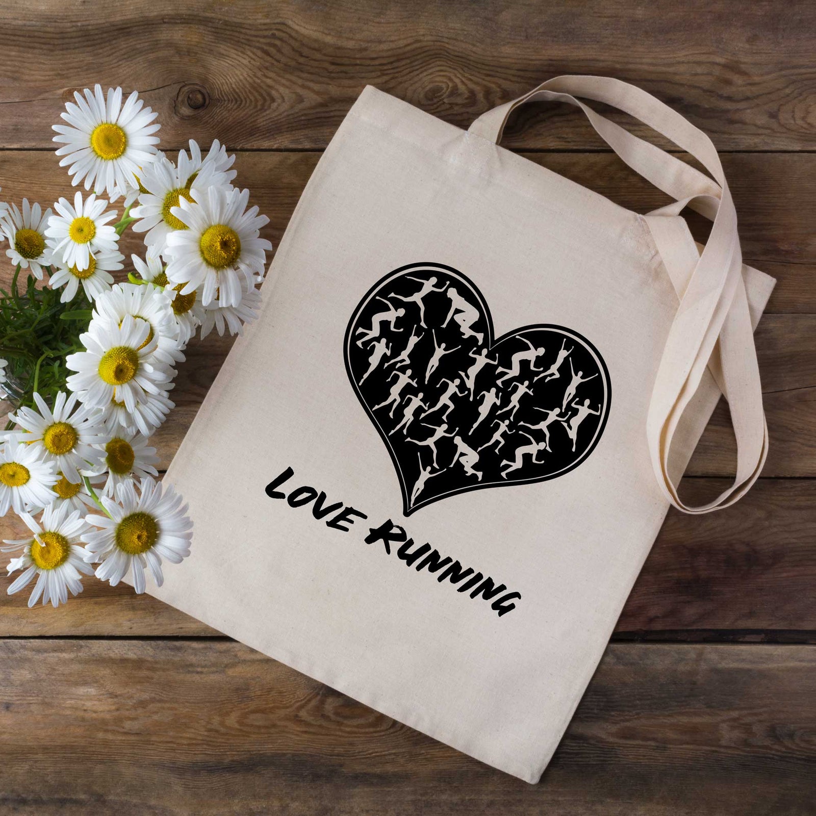 Love Running Runners Tote Bag
