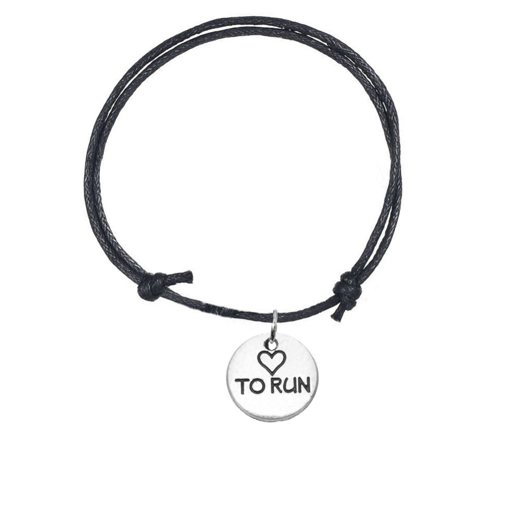 Love To Run Cord Bracelets