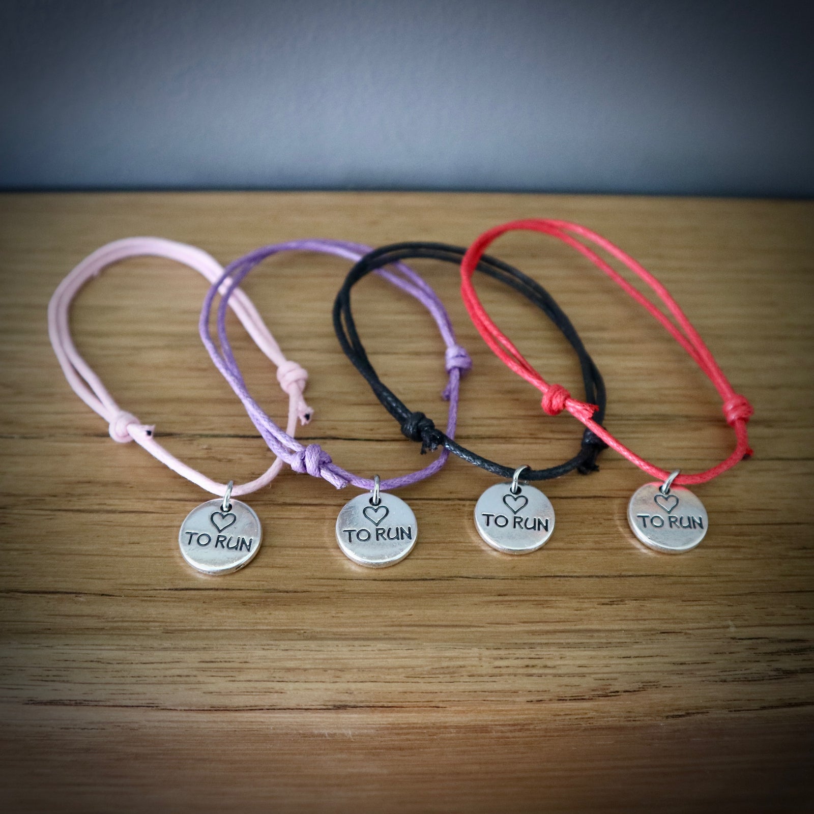 Love To Run Cord Bracelets
