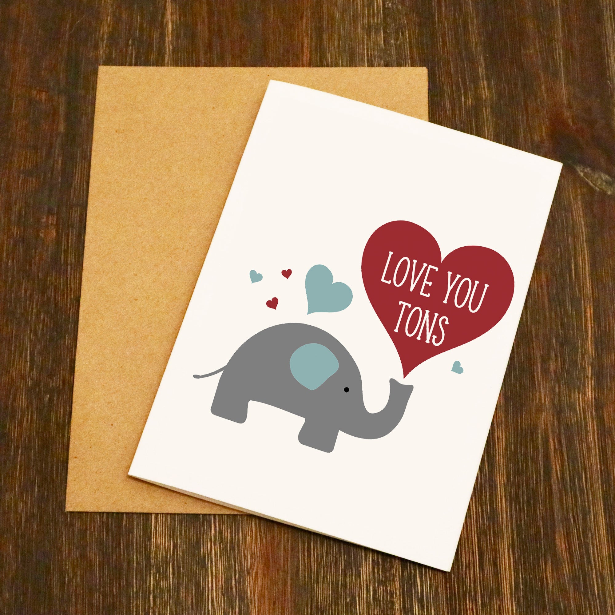 Love You Tons Valentine's Card