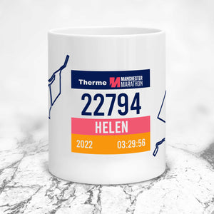 Personalised Manchester Marathon Mugs 2022