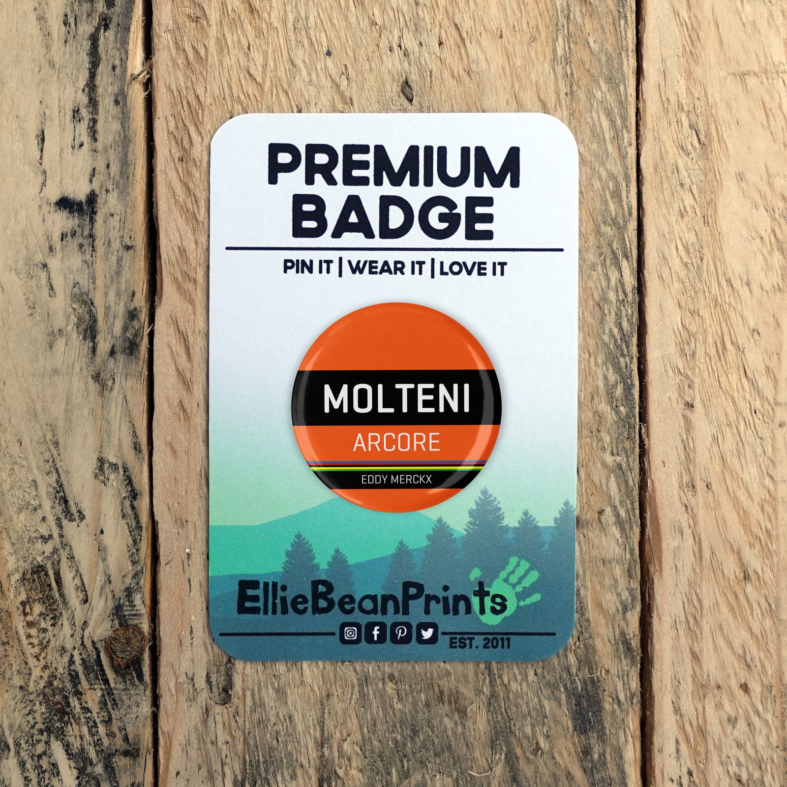 Molteni Arcore Classic Race Jersey Cycling Badge