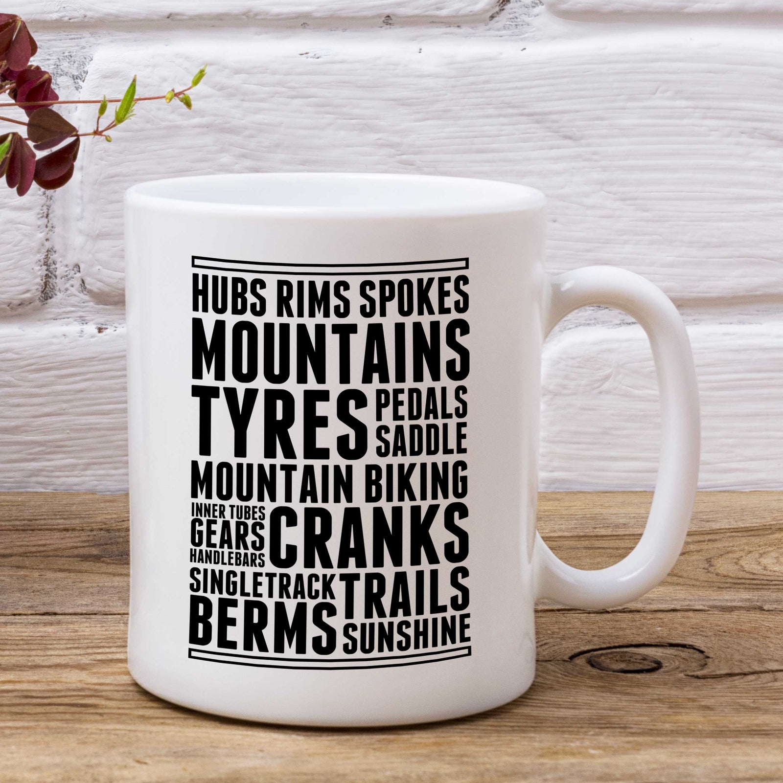 Mountain Bike Thoughts MTB Mug