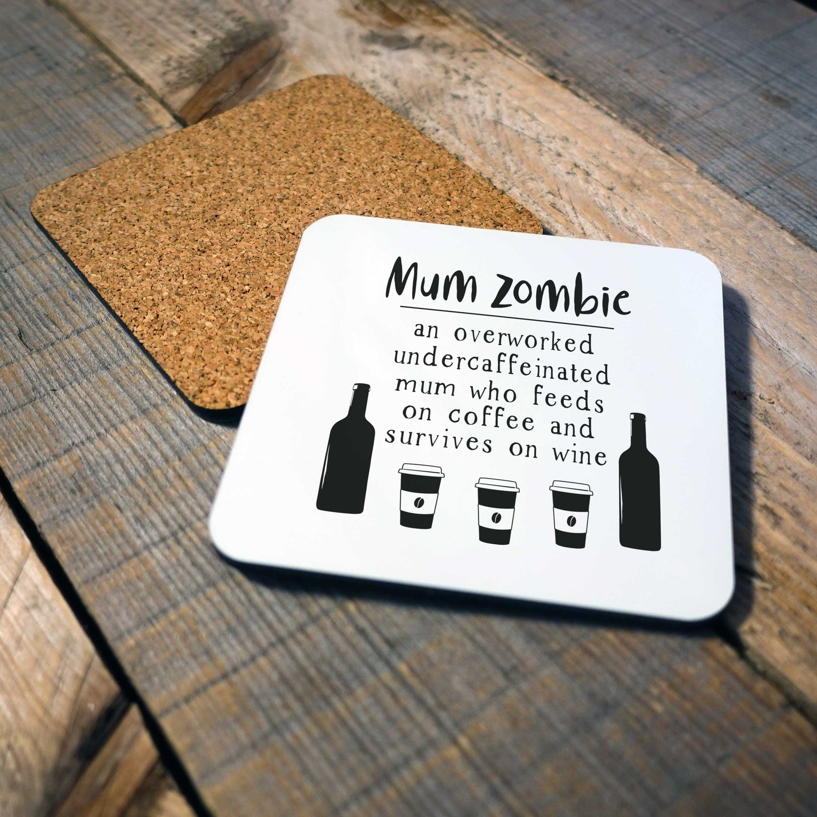 Mum Zombie Coaster