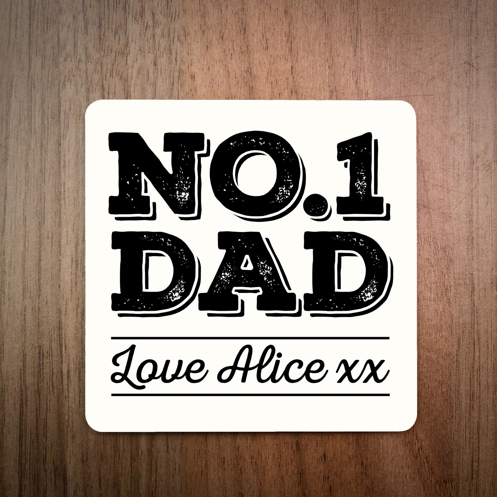 No.1 Dad Coaster