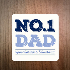 No.1 Dad Coaster