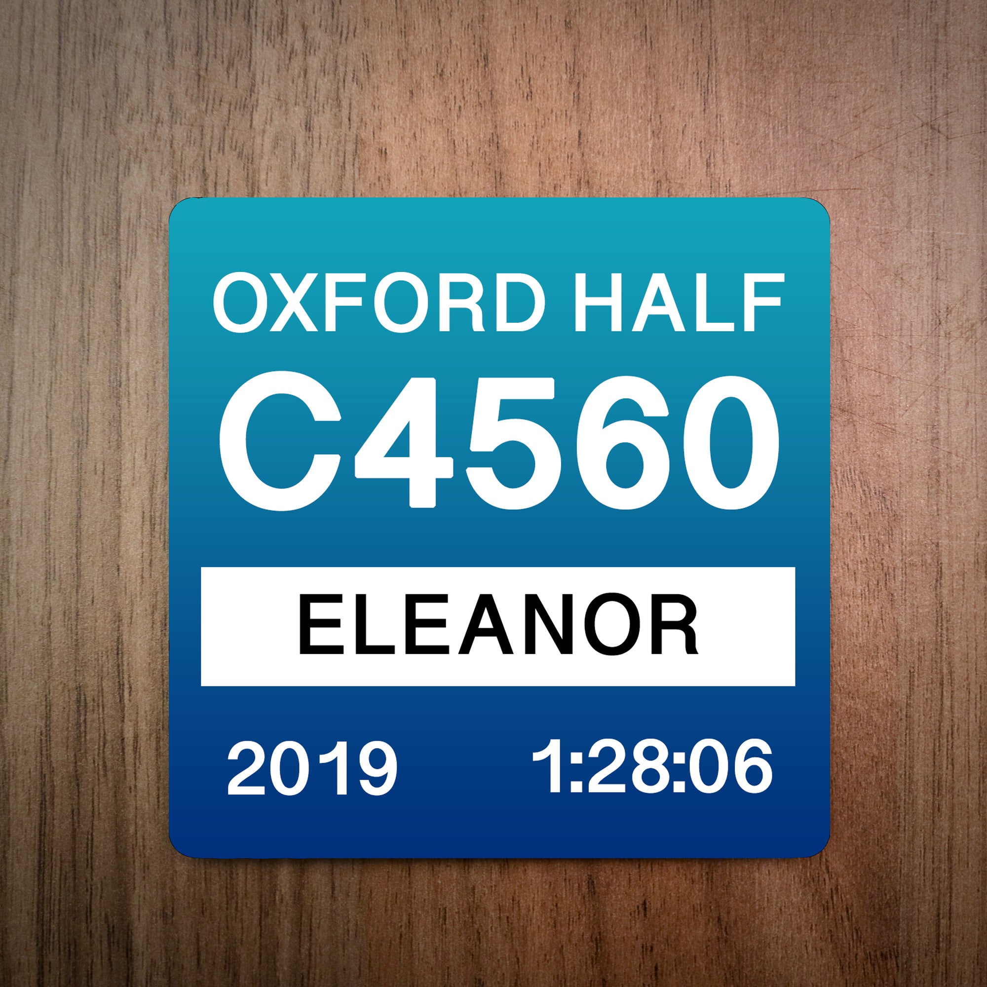 Oxford Half Marathon Bib Coaster