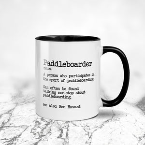 Paddleboarder Definition Ceramic Mug
