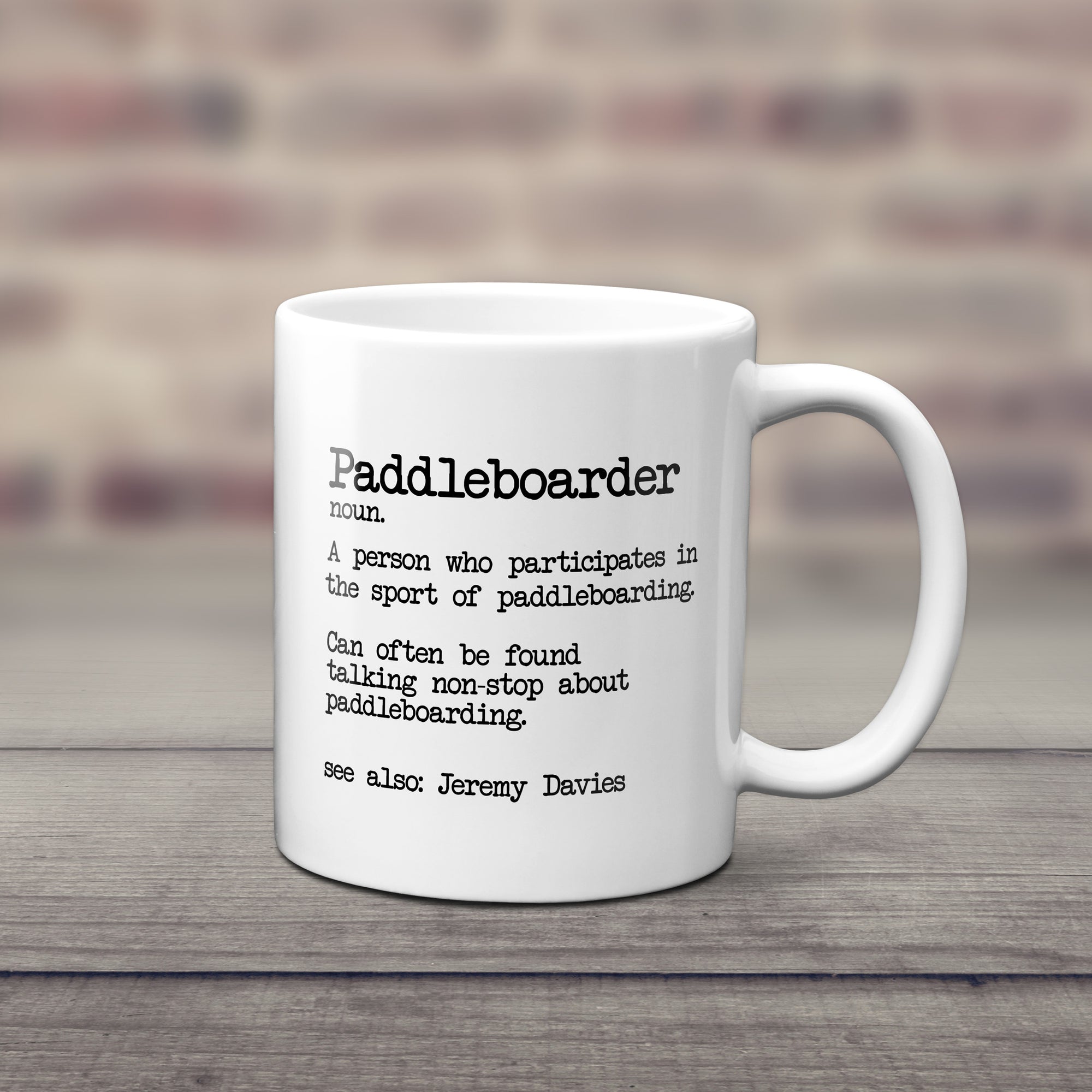 Paddleboarder Definition Ceramic Mug