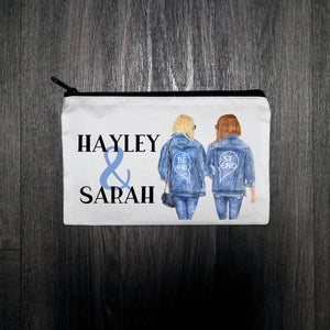 Personalised Best Friends Make Up/Cosmetic Bag